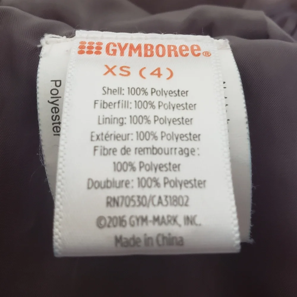 Gymboree kids puffer